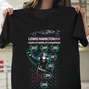 Lewis Hamilton Seven Time Formula 1 World Champion long sleeve shirt
